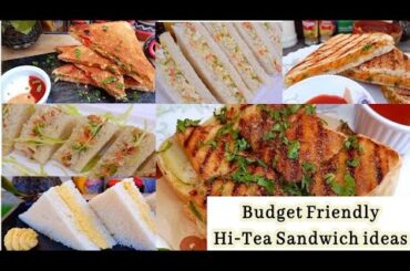 Budget Friendly Hi-Tea Sandwich Recipes - Easy Tea Party Recipes- Hi-Tea menu ideas-sandwich Recipes