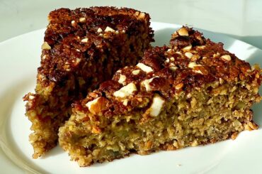 The Best Healthy and Super Delicious Banana Oats Cake | No Sugar, No Flour, No Oil!