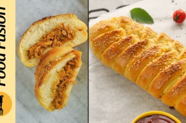 BBQ Chicken Bread Recipe by Food Fusion