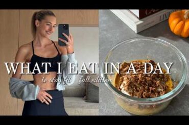 What I Eat in a Day as a Model | Healthy Fall Recipes