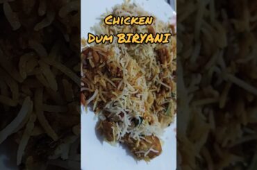 LESS OIL & LOW CALORIE Chicken Dum Biryani #youtubeshorts #shorts simple chicken biryani recipe