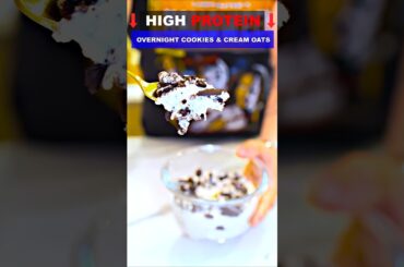 Healthy Cookies N' Cream Overnight Oats