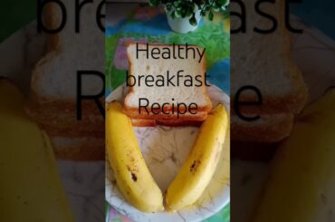 Healthy breakfast recipe #ytshorts #bananabread