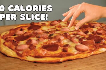 Low Calorie High Protein Pizza Recipe | Macro-Friendly Pizza Hack