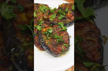 Fried Eggplant Recipe | Tawa Fry Baingan Recipe | Spicy Brinjal Recipe
