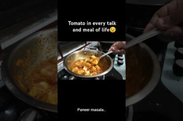 Paneer For Lunch #food #cooking #shortsfeed #lunchboxideas #paneer #jowar #roti #healthy