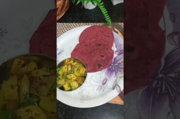 Healthy lunch for kids #kidslunchbox #recipe #beetrootprantha #lunch #foodie #shortsfeed #shorts