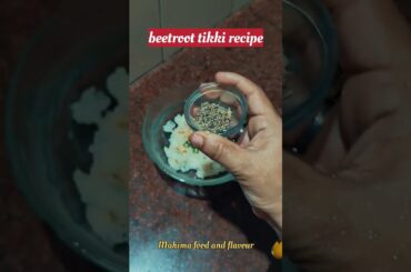 @Mahima food and flavour#Beetroot tikki Recipe#Indian Beetroot Dish#Healthy Beetroot#trending#insta