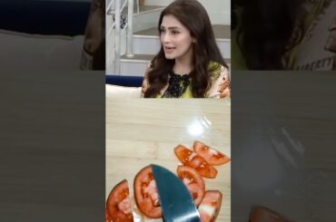 Shermeen Ali ne apna weight loss karny ka secret bataya I how to lose weight with tomato  #shorts