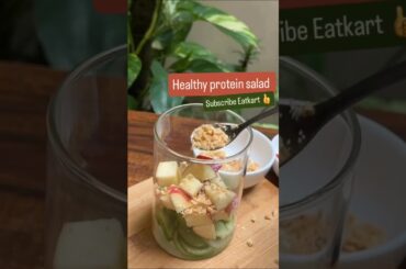 Easy high protein salad #shortaday #recipe #healthy