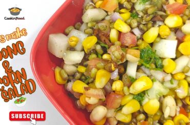 Moong & Corn Salad | Protein Salad Recipe | Healthy Salad Recipe to lose weight