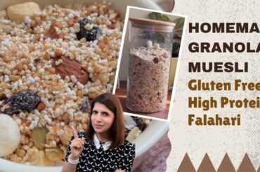 Homemade Multigrain Granola Recipe | Muesli Recipe | Healthy Ready to Eat Breakfast | Ep 8 & 9