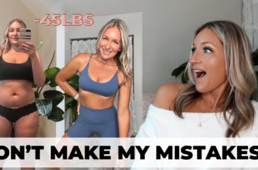 Watch this BEFORE starting a weight loss journey | WHAT I WISH I KNEW BEFORE LOSING 45LBS