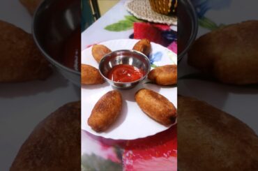 SNACK || Crispy Potato Bread Roll Recipe || Evening Snacks Recipe #snacks #recipe #food #shorts