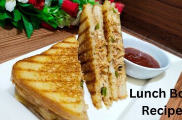 Chicken Veg Sandwich Recipe | Sandwich For Lunch Box | How To Make Chicken Grill Sandwich