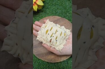 Easy snacks to make at home| Easy new unique samosa folding ideas #shorts #viralshorts #food #snacks