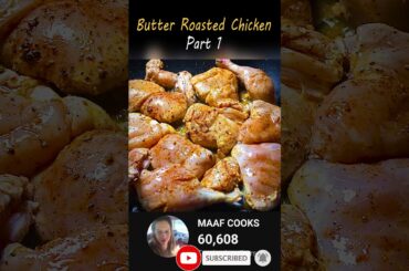 Butter Roasted Chicken #Shorts #Food #Recipe #Youtubeshorts