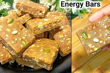 Healthy Recipe for Kids | Energy bar / Protein bar recipe | Immunity Booster | Healthy Snacks