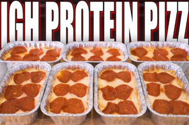 BODYBUILDING DEEP DISH PIZZAS FOR THE WHOLE WEEK | High Protein Low Carb Anabolic Meal Prep Recipe