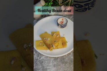 Viral High protein Besan Dosa Recipe for weight loss #ytshorts #besandosa #food #healthydiet#viral