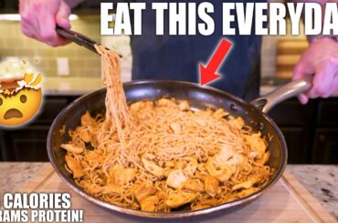 The EXTREME WEIGHT LOSS Pasta You NEED To Be Eating! | Spicy Garlic Noodle Stir Fry Recipe