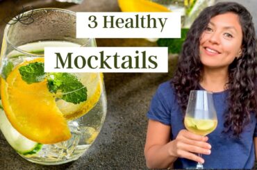 3 easy & healthy mocktail recipes | Non-alcoholic cocktails
