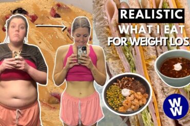 What I Eat In A Day For WEIGHT LOSS | WeightWatchers | HEALTHY, realistic & sustainable weight loss