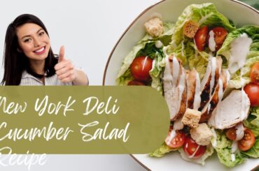 new york deli cucumber salad recipe @spice sizzle dubai
