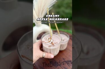 Delicious & Creamy Apple Milkshake For All Ages|Easiest Milkshake Recipe In Just 10 min#shorts#food