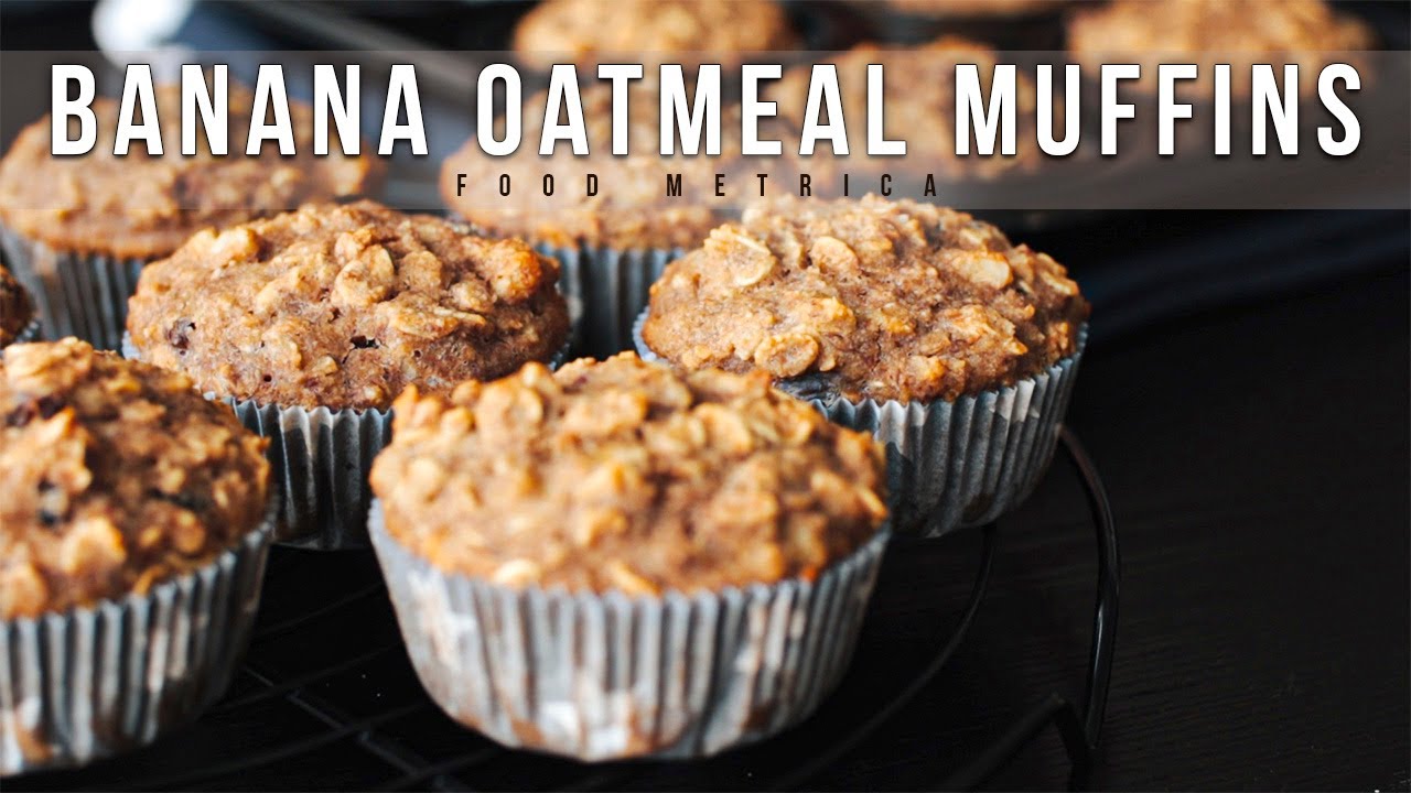 Healthy Banana Oatmeal Muffins | No Oil, No butter, No Refined Sugar Healthy Banana Oatmeal Muffins | No Oil, No butter, No Refined Sugar