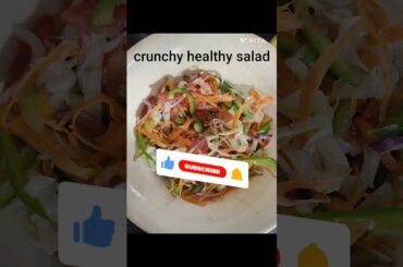 Healthy salad #salad #crunchysalad #easysalad #diet #shorts #shortsfeed