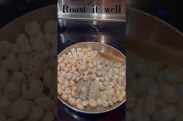 Healthy Snacking Recipe- Makhana #plantbased #yogiclife #satvikfood