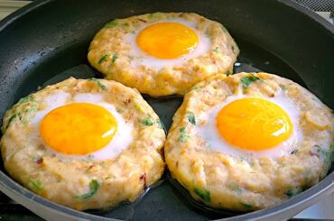 If You Have Leftover Bread At Home! Make This Delicious Breakfast Recipe | Bread breakfast recipe