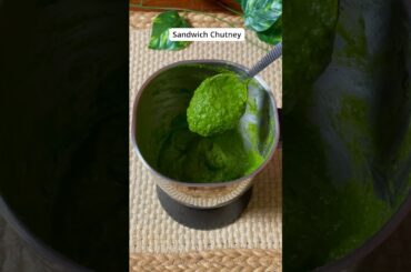 Sandwich Chutney Recipe | Bombay Sandwich Chutney Recipe