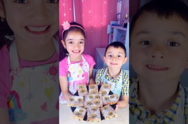 Children make a delicious healthy banana cake #food #recipe #trending #cooking #shors #virvirtually