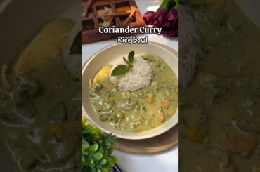 Coriander Curry Rice Bowl #weightlossrecipes #shortsfeed