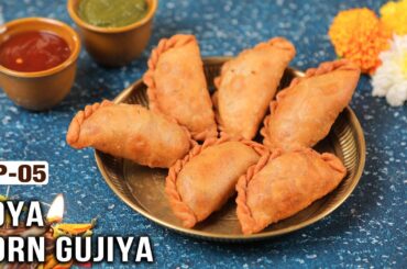 Soya Corn Gujiya | Healthy & Festive Diwali Snack Recipe | Ep-05 Nutrilicious Meals | Chef Ruchi