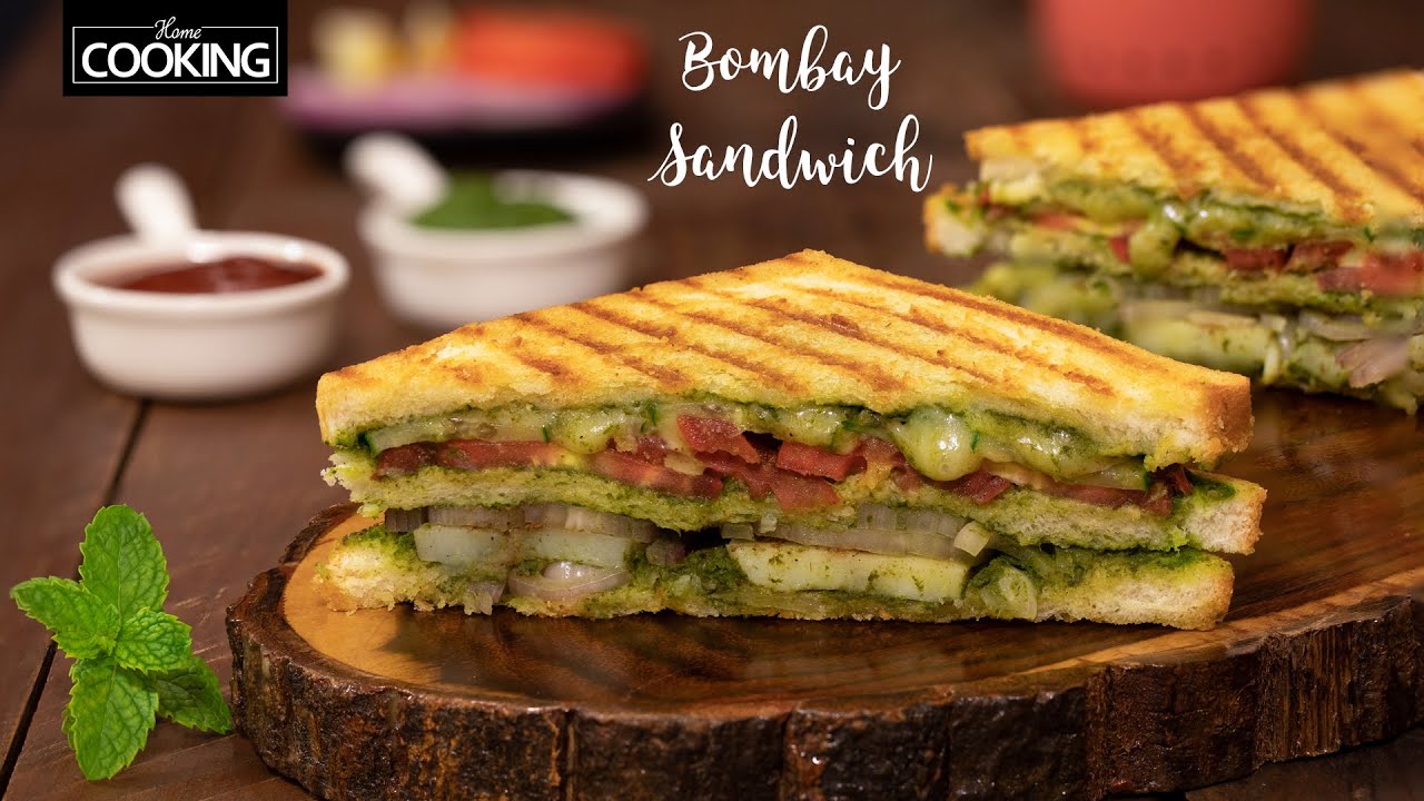 Bombay Sandwich Recipe| Street Food | Veg Sandwich Recipe| Grilled Cheese Sandwich @HomeCookingShow Bombay Sandwich Recipe| Street Food | Veg Sandwich Recipe| Grilled Cheese Sandwich @HomeCookingShow