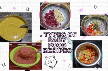 6 types of baby food recipes 6 to 3 years | baby food chart (lunch) recipes #babyfoodchart