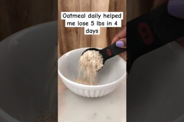 THE BEST OATMEAL & CHIA SEEDS BREAKFAST | HEALTHY MORNING ROUTINE #foodvlog #weightloss  #shorts