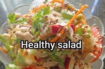 Healthy salad#Protein& diabetic friendly#post puja healthy recipe#vegan salad