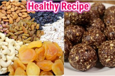 A Healthy Recipe For Weight loss & Diet | Immunity Booster Recipe | Energy Chocolate Laddu Recipe