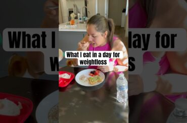 Everything I eat with MACROS included #shorts #food #weightloss #healthy #whatieatinaday