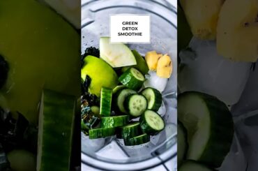 Green Smoothie Recipes: Best Green Detox Smoothie Recipe For Weight Loss#short