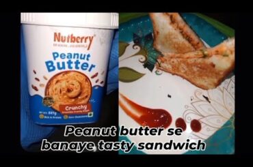 Peanut butter sandwich healthy and easy recipes#food #sandwichrecipes #peanutbutter #uniquerecipes