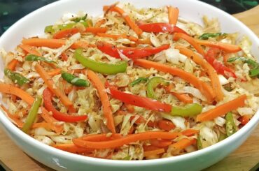 Saute Vegetable | Healthy Weight Loss Stir Fry Recipe | Winter Vegetables