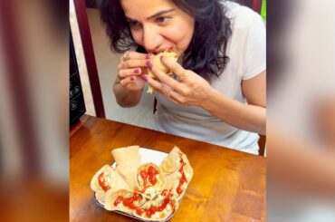 Healthy Avocado and Egg White Roti Sandwich - Quick & easy breakfast recipe