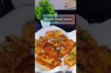 Masala bread | Easy masala bread snack|Evening snack#shorts#short #viralshorts #breakfast #snacks