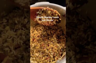 Quick, simple and healthy lunch box recipe |#sproutsrice #protinefood #lunchbox recipe