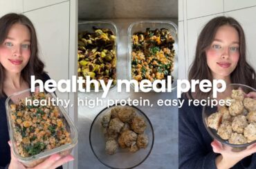 Healthy Meal Prep Recipes | What I Eat In A Week | High Protein | Quick & Healthy | Emily Didonato